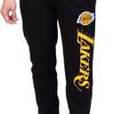 Ultra Game Men's NBA Official Super Soft Team Jogger Sweatpants (3X-Large, Black)