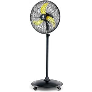 FUGOO 20'' Outdoor Quiet Oscillating Pedestal Fan With All Sealed Brushless DC Motor, 4-Speed Waterproof Outdoor Fan, Heavy Duty Industrial Floor Fans for House,Patios, Commercial, Garage, Warehouse