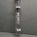 BRIOFOX Industrial Shower Curtain Rod - Never Rust Non-Slip 27-43 Inch 304 Stainless Steel, Brushed Nickel