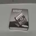 Electric Foil Shavers for Men: Mini Electric Razor, Foil Shaver for Face, IPX7 Waterproof Wet Dry Cordless Razor with 3 Floating Blades, LED Display for Travel & Home, USB Type C (Grey)