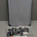 12 Panels Transparent Small Animals Playpen,48" x 24" x 16" Portable Pet Playpen,Plastic Enclosure,Puppy Play Pen for Indoors Outdoor Pet Fence for Guinea Pigs,Bunny,Ferrets,Hamsters,Hedgehogs