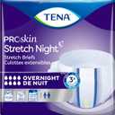 4 x Tena ProSkin Overnight Incontinence Adult Diaper for Women & Men, Stretch, Large/Extra Large, 12 Count