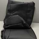 IKABEVEM Custom Fit Seat Covers for Isuzu NPR: 1995 1996 1997 1998 1999 2000 2001 2002 2003 2004 2005 Faux Leather Car Seats Covers Full Set Black