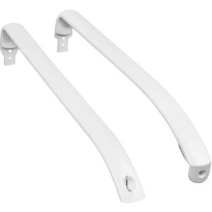 puxyblue   HIGH-Strength ABS WR12X22148 GTH18GBDCRWW GTH18GBDDRWW Refrigerator Door Handles 2Pack Replaces Hotpoint GE Refrigerator Door Handle (White)