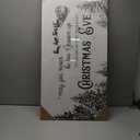 SVFGHGGN Rustic O Holy Night Navy Large Christmas Tree Winter Framed Above Wall Art Pictures Sign Canvas Jesus Christian Decor Decorations, 40x20 Inches (white christmas tree)