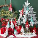 Newwiee 30 Sets Christmas Coworker Gift Gnome Ornaments Bulk with Appreciation Cards Coworkers are Like Christmas Light Plush Gnome Elf Hanging Thank You Gift for Employee Office Home Xmas Tree Decor