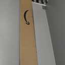 Moen Bronzed Gold Curved Adjustable Length Fixed Mount Single Shower Curtain Rod for Bathroom, CSR2160BZG