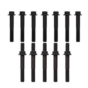 Hconcet 12 PCS Exhaust Tube Bolts Studs Set Compatible with Dodge Ram 5.9 6.7 Cummins 2003-2019 3944593 3944655