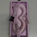 Blissy Silk Sleep Mask Profile - 100% Pure Mulberry Silk 22 Momme 6A Fibers Silk Eye Sleeping Mask for Women & Men for Total Blackout - Blindfold Silk Sleep Mask Side Sleeper Eye Cover (Lavender)