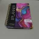 HARDCOVER 2026 Planner, 5.5"x8": 14 Months (November 2025 - December 2026), Daily Weekly Monthly Planner, Yearly Agenda, Bookmark, Pocket Folder and Sticky Note Set (Pink Purple Marble)