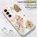 LEECG for Samsung Galaxy S25 FE Case, Slim Soft Non Slip Silicone for Samsung S25 FE Phone Cover 6.7 inch, Morandi Rice White