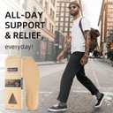 Shoe Inserts for Men and Womem Sport Shoe Insoles Memory Foam Insoles Excellent Shock Absorption and Cushioning for Feet Relief, Comfortable Insoles for All Day Energy in Running, Walking, and Work (MS8/WS10, Heighten)