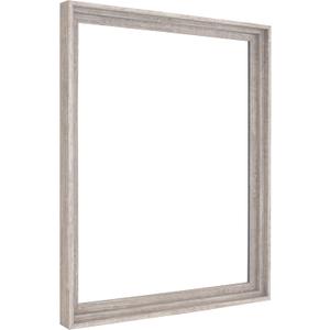MCS Canvas Float Frames 16x20 Frame, Gray Woodgrain Finish Frame for Finished Canvases, Vertical & Horizontal Wall Hanging Large with Adhesive for Canvas Paintings (1-Pack)