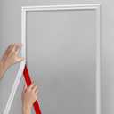 240"L x 0.9"W Peel and Stick Chair Rail Panel Molding, Pre-Primed Trim for Home Decoration & Wall Protection