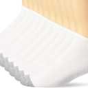 Amazon Essentials Men's Performance Cotton Cushioned Athletic Running No-Show Sports Socks, Moisture Wicking, 10 Pairs, Size: 13-15