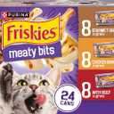 Purina Friskies Gravy Wet Cat Food Variety Pack, Meaty Bits - (Pack of 24) 5.5 oz. Cans (EXP 04/01/28)