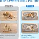 Washable Pee Pads for Dogs 2 Pack, Absorbent Reusable Puppy Pads Waterproof, Leakproof & Non-Slip Whelping Pad, Potty Training Pads for Dogs Playpen Mat 24x36