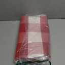 SEEKSEE Cotton Buffalo Plaid Rug 27.5"x43" Red and White Checked Rug Washable Doormats Indoor Outdoor Rugs for Layered Front Door Mats, Porch, Kitchen, Farmhouse, Entryway