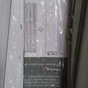 DIYHD 32X96in Glass Accordion Door with Latch&Handle, Double-Layer Thickened PVC Folding Interior Door with Frosted Acrylic - Blocks Views, Lets Light In, Easy Install for Closet, Utility&Room Divider