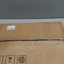 Vantic C Shaped End Table, Small Side Table for Couch and Recliner, Slide Under Sofa Tray Desk with Storage Bag for Living Room and Bedroom, Greige