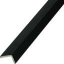 OUZUGIE 8-Pack 57 Inches, WPC Slat Wall Panel Trim,Corner Guard for Low Grille (Black)