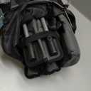 #WEJOY 2-in-1 Reclining Camping Chair with Footrest for Adults Folding Lounge Chair with Adjustable Backrest Lightweight Camping Chairs Heavy Duty Camp Chairs for Outdoor (Grey Black)