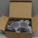 Solar Lights Outdoor 8 Pack Pathway Lights Waterproof with 3000K Vintage Tungsten Filament Light Bulbs for Yard Garden Walkway Driveway Landscape Path