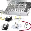 279838 Dryer Heating Element Fit for Whirlpool & Maytag & Kenmore Dryers Replaces AP3094254 PS334313 8565582 3403585 - with 3392519 3977393 Thermal Fuse & 3387134 3977767 High-Limit Thermostat-Sikawai
