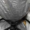 Drafting Chair with Backrest  Adjustable Foot Rest Rolling Stool with Wheels, PU Leather Swivel Stool for Office Spa Studio Lab Counter Salon Home Work Bar Kitchen Shop(Black)