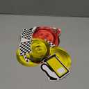 Race Car Birthday Party Supplies - Decorations With Happy Birthday Banner, Cake Topper, Cupcake Toppers, Balloons, Hanging Swirls for Boys Let's Go Racing Party