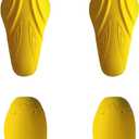 4PC CE Level 2 Elbow and Shoulder Certified Armor Pads Set, Level 2 Approved Mens Biker Shoulder, and Elbows Protector for Motorcycle Jackets and Pants.