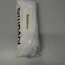 luvamia Jean Shorts for Women High Waisted Wide Leg Elastic Waist Stretchy Denim Jorts Summer Causal Shorts with Pockets (White, XXL)