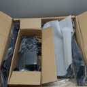 GTPLAYER Sim Racing Wheel Stand Simulator Cockpit Wheel Stand fit for Logitech G25 G27 G29 G920 G923 Thrustmaster T330TS Gaming Stand Wheel Pedals NOT Included, Deep Black With Cup Holder