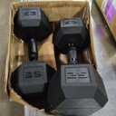 Amazon Basics Rubber Hex Dumbbell Hand Weight 2 Pack