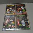 DIYASY 8 Set Christmas Scratch Crafts Arts Paper, Xmas Coloring Crafts Gifts for Kids Scratch Party Favors Winter Holiday Gifts DIY Classroom Prizes