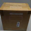 Mbillion Kitchen Compost Bin Hanging Trash Can with Lid 1.05 Gallon Stainless Steel Garbage Can for Kitchen Cabinet Door Mounted Trash Can Under Sink Door RV Bathroom,Silver