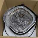 Ninja Crispi 4-in-1 Glass Air Fryer | 450F | Non-Toxic | 4QT & 6-Cup Glass Containers w/Lids | Microwave, Freezer, Dishwasher Safe | Max Crisp, Air Fry, Bake, Recrisp | Cyberspace Gray, FN101GY