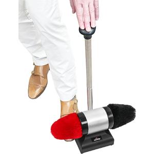 JOUNJIP Electric Shoe Shine Polisher with 100% Natural Lamb Wool Buffers