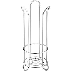 iDesign Classico Metal Toilet Paper Holder – Holds 3 Rolls of Toilet Paper, 6.75" x 17", Silver