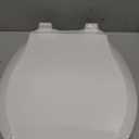 Toilet Seat Round Soft Close16.5'', Toilet Lid Slow Close Quiet No Slam, Easy Installation & Release Safe PP Material Easy Clean, Comfortable Ergonomic Design, 2 Years Support, White Plastic