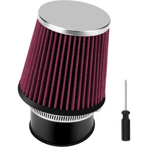 FVRITO Mini Bike Air Filter Cleaner Kit for Predator 212cc 224cc Coleman CT200U CT200U-EX BT200X KT196 Go Kart Baja Warrior MB200 196cc GX160 GX200 420cc GX390 Clone Engine Performance Parts Red