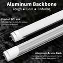 30 Pack T8 LED Bulbs 4 Foot Type A+B, 24W 3200LM 5000K Daylight, Plug and Play, F32T8 or F40T12 Fluorescent Light Bulbs 48 Inch Tube Lights Replacement, Double or Single End Powered