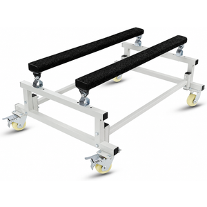 JY PERFORMANCE Watercraft PWC Dolly Boat Jet Ski Stand Storage Trailer Cart Dock Slipway Cart Adjustable Bunks W/ 4 Casters and 2 Brakes Carpeted to Prevent Scratch 1000lb Capacity | 1000 lbs Capacity, with 4 Casters and 2 Brakes, Heavy-Duty Jet ski/PWC Storage and Transport