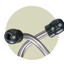 ADC Adscope 641 Sprague Stethoscope with 5 Interchangeable Chestpiece Options, 30 inch Length, Black