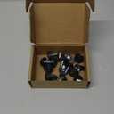 M6 Leveling Feet - PTFE (Teflon) Bottom (1 inch Base), Smooth Gliding Base for Furniture Protection, Adjustable Furniture levelers for Tables, Chairs, Legs (8 Pack)