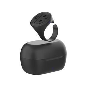 STDFORU TikTok Scrolling Ring, Bluetooth Camera Remote Control, Scrolling Ring for iPhone,TIK Tok, iPad, Android (Graphite Black)