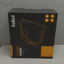 Tefici Electric Heated Blanket Throw, Super Cozy Soft 2-Layer Flannel 50" x 60" Heated Throw with 3 Heating Levels & 4 Hours Auto Off, Machine Washable, ETL&FCC Certified, Home Office Use,Brown