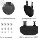 Sports Football Back Plate Curved Design Football Lower Back Protect Sports Protective Accessories Devil Pattern for Kids & Adults