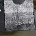 OLANLY Bathroom Rug Set 2 Piece, Soft Absorbent Microfiber Bath Mats and U-Shaped Contour Toilet Rug, Non-Slip, Machine Wash Dry, Plush Shaggy Bath Mats for Bathroom (24"x16"+24"x20", Grey)