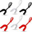 6-Pack Sports Mouthguard with Straps and Case, Custom Fit, Adult & Youth Mouthpiece, for Football, Hockey, Boxing, MMA, Basketball